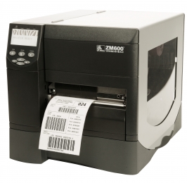 Zebra ZM600, 12 Punkte/mm (300dpi), Cutter, ZPL, Multi-IF, Printserver (Ethernet, WLAN)
