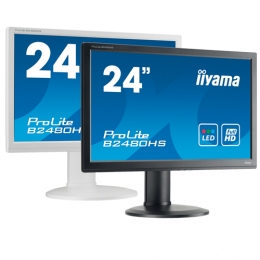 iiyama ProLite B2480HS, 60cm (23,6''), Full HD, weiß