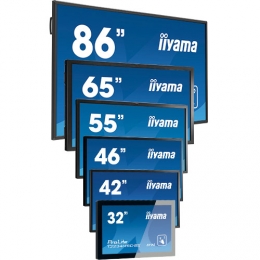 iiyama ProLite TH7067MIS, 176.6cm (69.5''), Infrarot, Full HD, schwarz