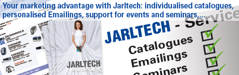 Ihre Marketingvorteile mit Jarltech: Individuelle Produktkataloge, personalisierte Emailings, Support bei Events und Seminaren, ...