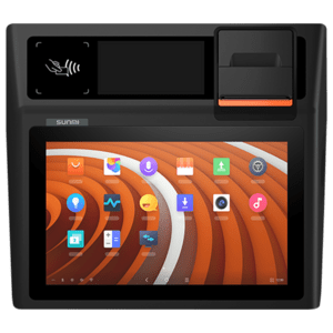Sunmi D2 Mini, 4G, NFC, 25,7cm (10,1''), KD, Android, schwarz, orange