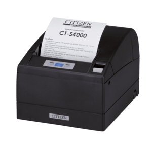 Citizen CT-S4000/L, USB, RS232, 8 Punkte/mm (203dpi), Cutter, schwarz