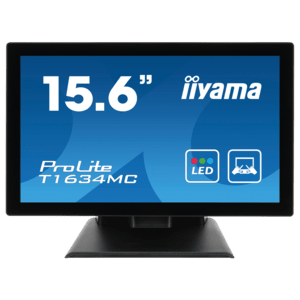 iiyama ProLite T16XX, 39,6cm (15,6''), Projected Capacitive, 10 TP, Full HD, USB, Kit (USB), schwarz