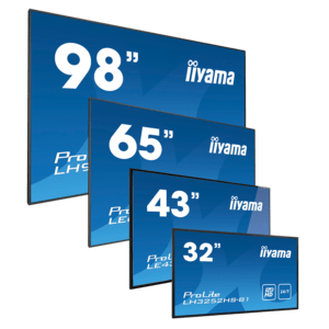 iiyama ProLite LFDs, 80cm (31,5''), Full HD, USB, RS232, Ethernet, Kit (RS232), schwarz