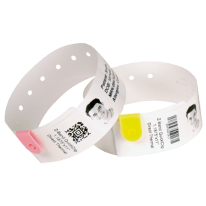 1 ROLL Z-BAND FUN WRISTBANDS - 350 / ROLL RED 25 MM X 254 MM