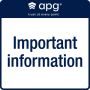 Important information about the APG price increase