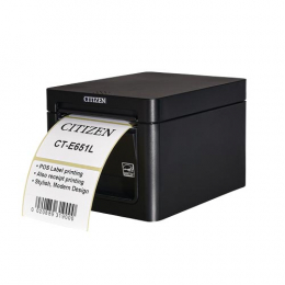 Citizen CT-E651L, 8 Punkte/mm (203dpi), Cutter, USB, schwarz