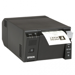 Epson TM-T70II-DT, USB, RS232, Ethernet, PosReady, schwarz
