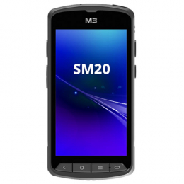 M3 Mobile SM20x, 2D, SF, USB, BT (5.1), WLAN, 4G, NFC, GPS, Disp., GMS, RB, schwarz, Android