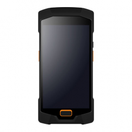 Sunmi P2 lite, 1D, USB, BT (BLE), WLAN, 4G, NFC, GPS, schwarz, anthrazit, orange, Android