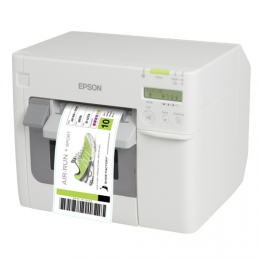 Epson ColorWorks C3500, Cutter, Disp., USB, Ethernet, weiß