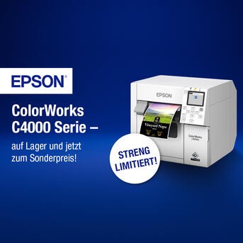 ColorWorks C4000 Serie – auf Lager und jetzt zum Sonderpreis!