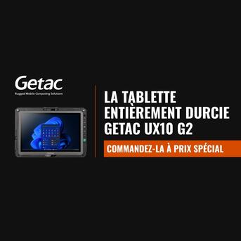 La tablette entièrement durcie Getac UX10 G2 – commandez-la à prix spécial