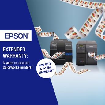 Extended warranty: 3 years on selected ColorWorks printers!